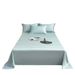 200s Tencel Bed Sheet Single Piece High-end Duvet Cover Silky Naked Sleep Ice Silk Pillowcase Three-piece Set_voghion.com