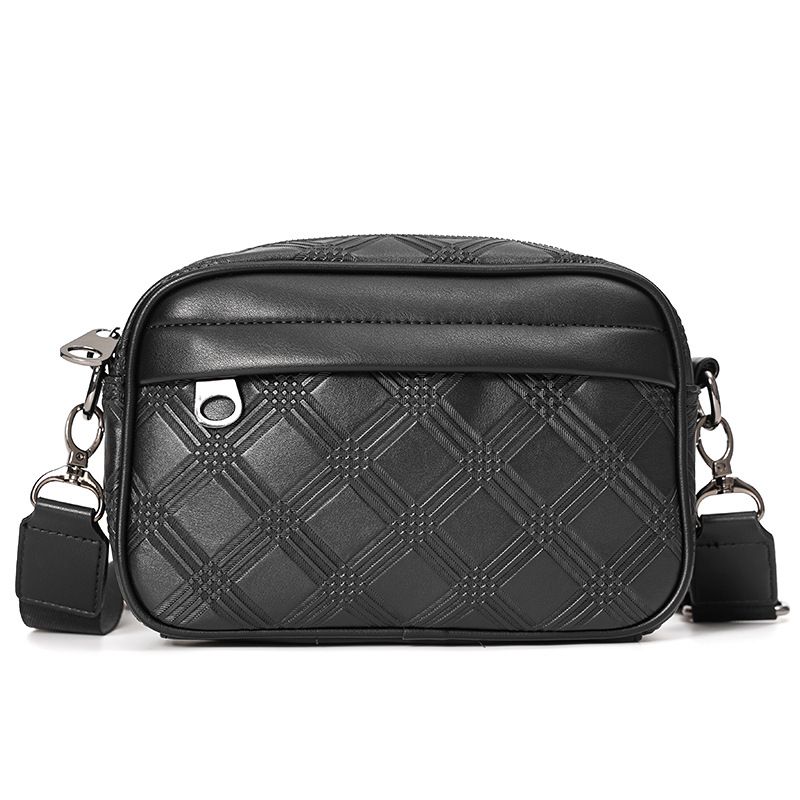 Borsa a tracolla 2023 Moda uomo nuova Borsa piccola quadrata semplice Borsa da strada per giovani all'aperto Borsa da uomo di alta qualità_voghion.com