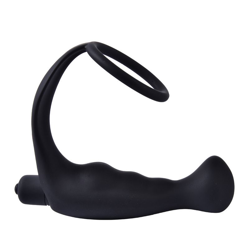 Men's vestibular prostate massager wearing vibrating anal plug self sewing device adult sm sex products_voghion.com