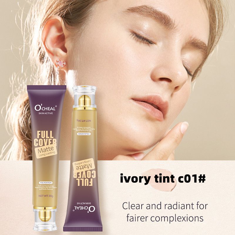 OCHEAL Concealer Foundation Illuminante Grooming Isolation BB Cream Primer idratante a lunga tenuta senza trucco, risolvendo accuratamente il problema P_voghion.com