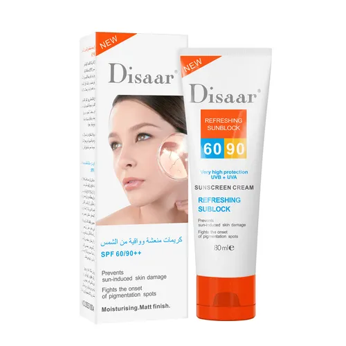 La protezione solare Disaar previene i raggi UV e idrata tutto il corpo. Protezione solare per il viso_voghion.com