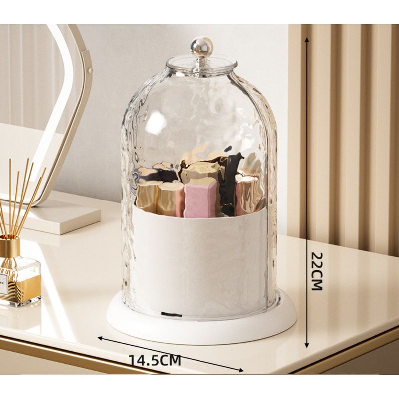 T2233 Cream Style Cosmetics Skin Care Product Foundation Make-up Essence Solution Dust-proof Lipstick Storage Box_voghion.com