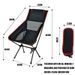 Φορητή πτυσσόμενη καρέκλα εξωτερικού χώρου για κάμπινγκ, καρέκλα αυτοκινήτου για πικνίκ, άνετη στη μεταφορά, κατάλληλη για ψάρεμα και πεζοπορία_voghion.com