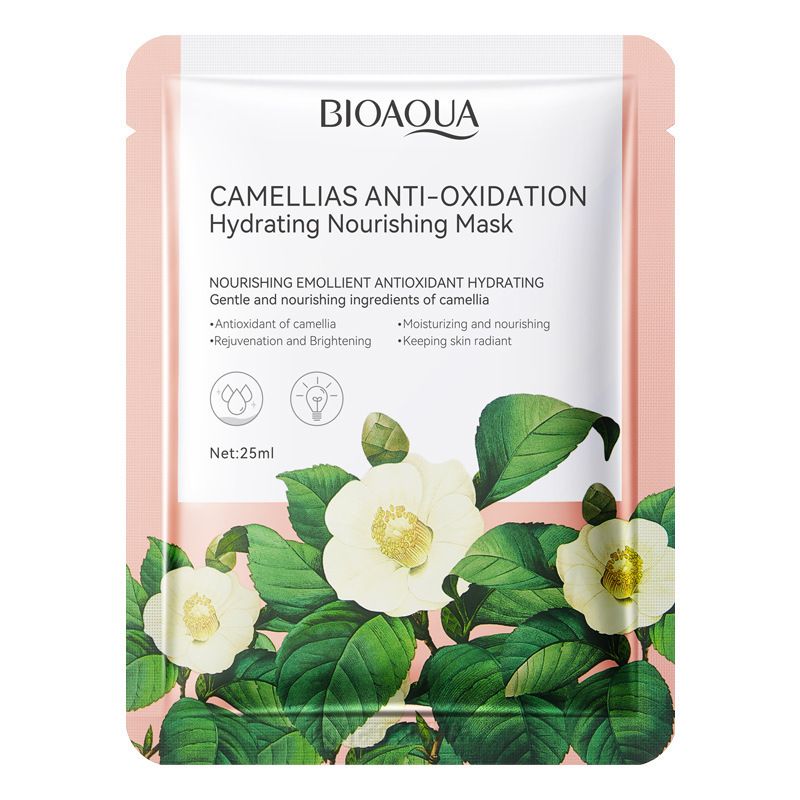 Toutes les séries de camélia anglais BIOAOUA masque facial anti-oxygène essence nettoyant pour le visage_voghion.com