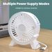 USB Mini Portable Desktop Silent Small For Student Dormitory Computer Summer Gadget Home Office Rechargeable Fan_voghion.com