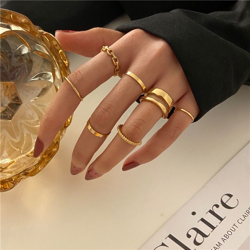 2024 New Butterfly Open Multi-Joint Stacking Rings 22-Piece Set Women's Fashionable Design_voghion.com