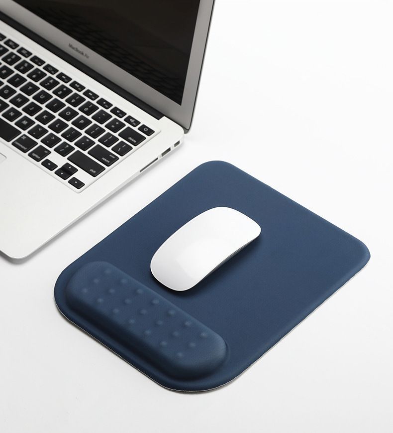 Protetor de pulso de silicone com massagem de memória, almofada de algodão com espuma para mouse, novo mousepad de gel único da moda_voghion.com