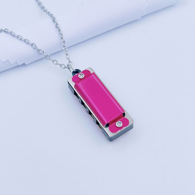 4-Hole 8-Tone Mini Necklace Harmonica For Children Elementary School Students Beginner Musical Toy Kindergarten Gift_voghion.com