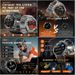 T-Rex 3 Smartwatch in Militärqualität mit 1000-mAh-Akku, IP68 wasserdicht, GPS, Bluetooth, Anruffunktion, AMOLED HD-Display, Herren-Sportuhr (Neuheit 2025)_voghion.com