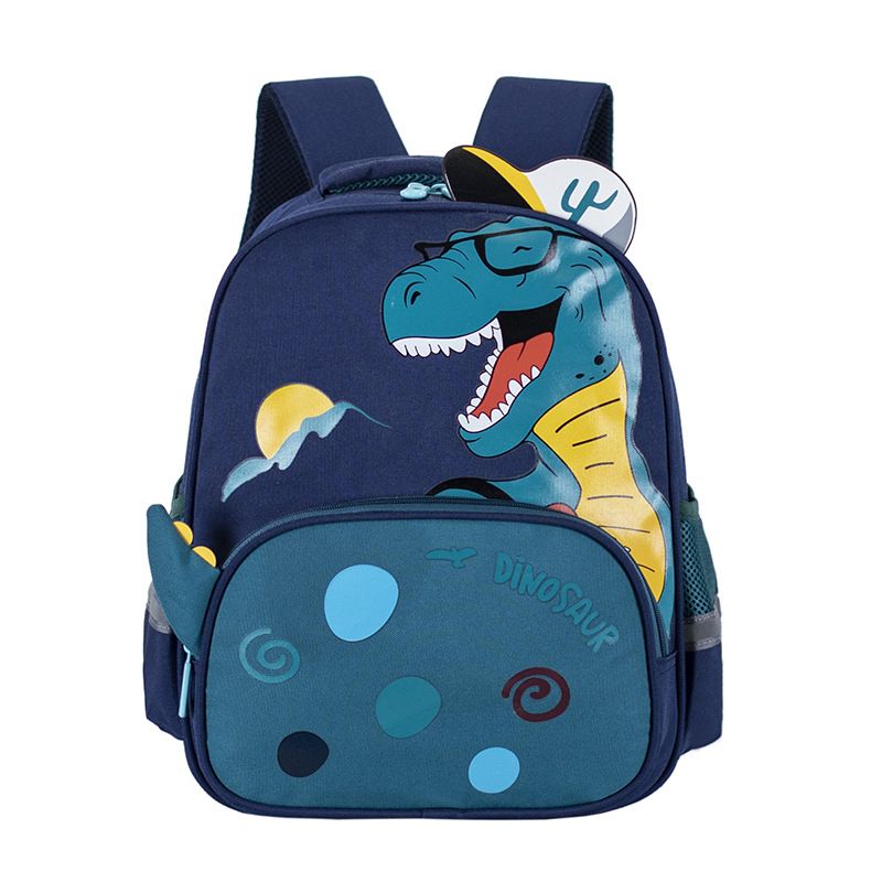 Kindergarten senior class dinosaur schoolbag childlike cute boy girl backpack printed letter children backpack 0617_voghion.com