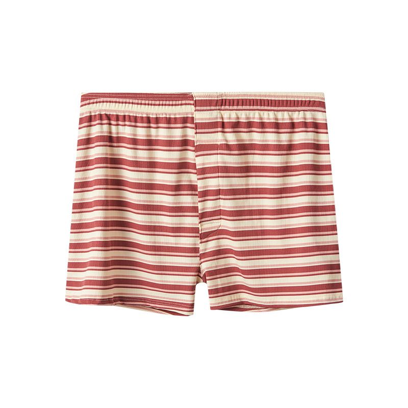 2025d Heißer Verkauf männer Gestreiften Boxer Xinjiang Langstapelige Baumwolle Atmungsaktiv Vier-Enge Getrieben Shorts Eine Multi-Wear Große größe_voghion.com