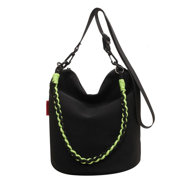 2023 Canvas Bucket Bag υφαντό σχέδιο Γυναικεία τσάντα χιαστί ώμου μεγάλης χωρητικότητας για γυναίκες Casual Travel Shopping_voghion.com