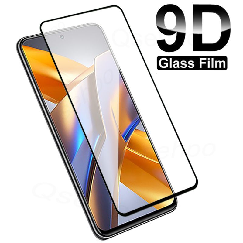 9D Veiligheid Gehard Glas Voor Xiaomi Poco X5 X4 X3 NFC F3 F4 GT Screen Protector M3 M4 M5 pro C3 C40 C50 C51 C55 Bescherming Film_voghion.com