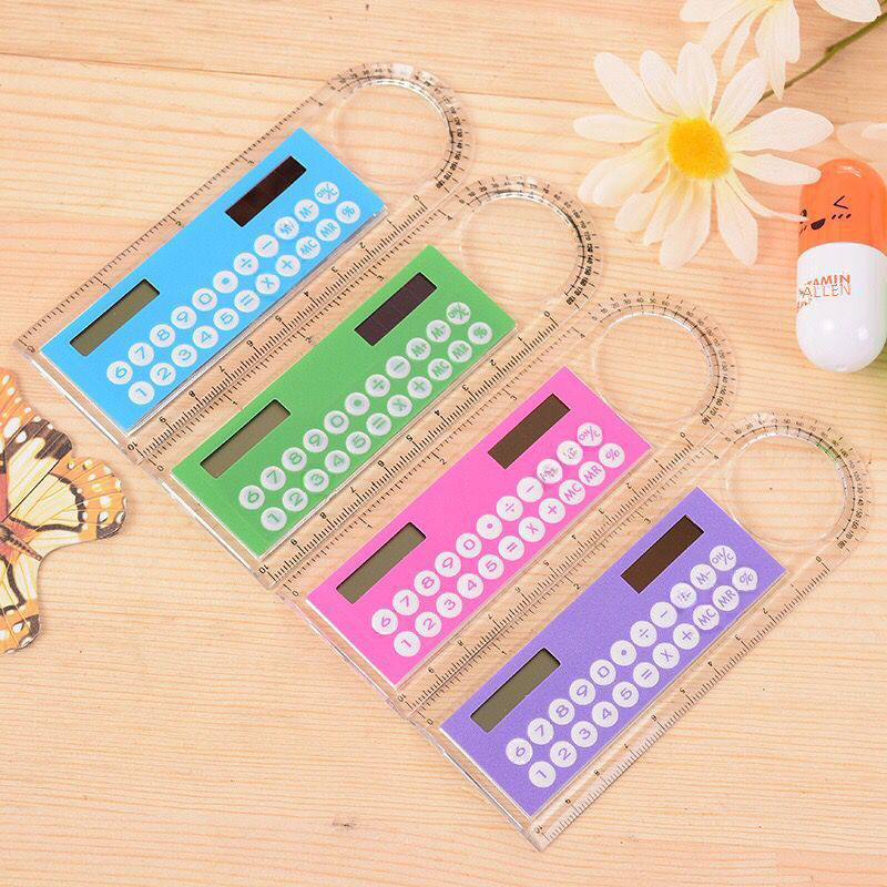 10cm ruler calculator solar card calculator student arithmetic multi-function calculator computer_voghion.com