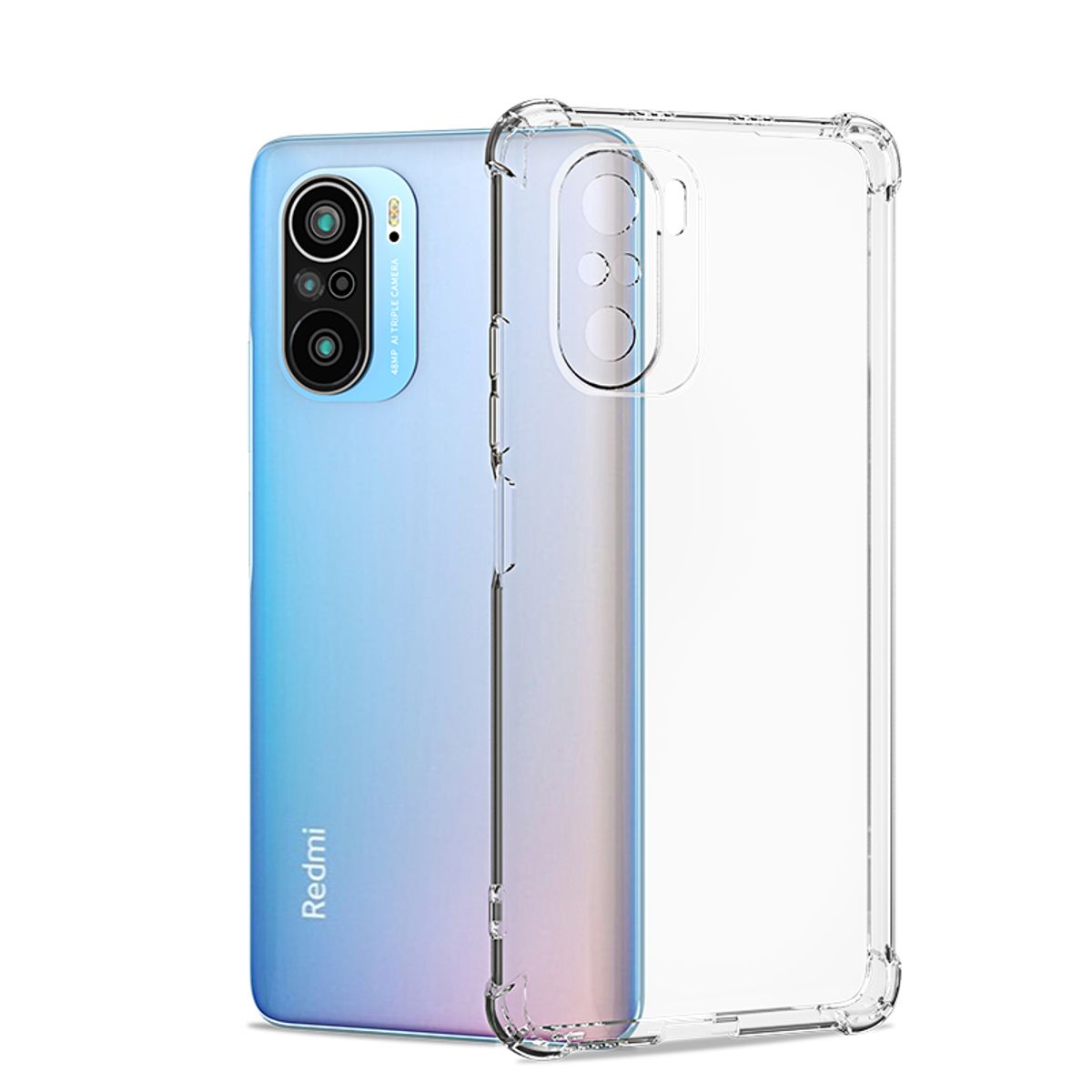 Shockproof Silicone Phone Case For Xiaomi Redmi Note 11 10 9 8 11T 10T 10S 9S 8T Clear Soft Case For_voghion.com