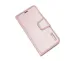 For 12 Pro Max Case, Hanman Wallet Leather Flip Magnetic Stand Case Cover (Rose Gold)_voghion.com