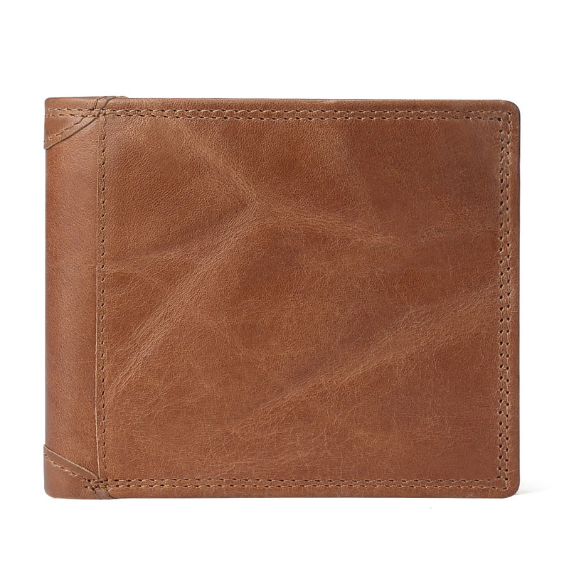 GENODERN, portafogli da uomo in pelle bovina con portamonete, vintage, con blocco RFID, in vera pelle, portafoglio da uomo con carta_voghion.com