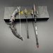 Chinese Legendary Heroes Metal Arrow Model Set - Tang/Sui Dynasty Warrior & Journey To The West Collectible Display_voghion.com