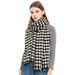 Women's Scarves new style men's scarf imitation cashmere small plaid scarf women's extended warm shawl_voghion.com