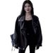 Autumn Winter Street Style Sweet Cool Spicy Leather Loose Oversize Versatile Padded Jacket For Women_voghion.com