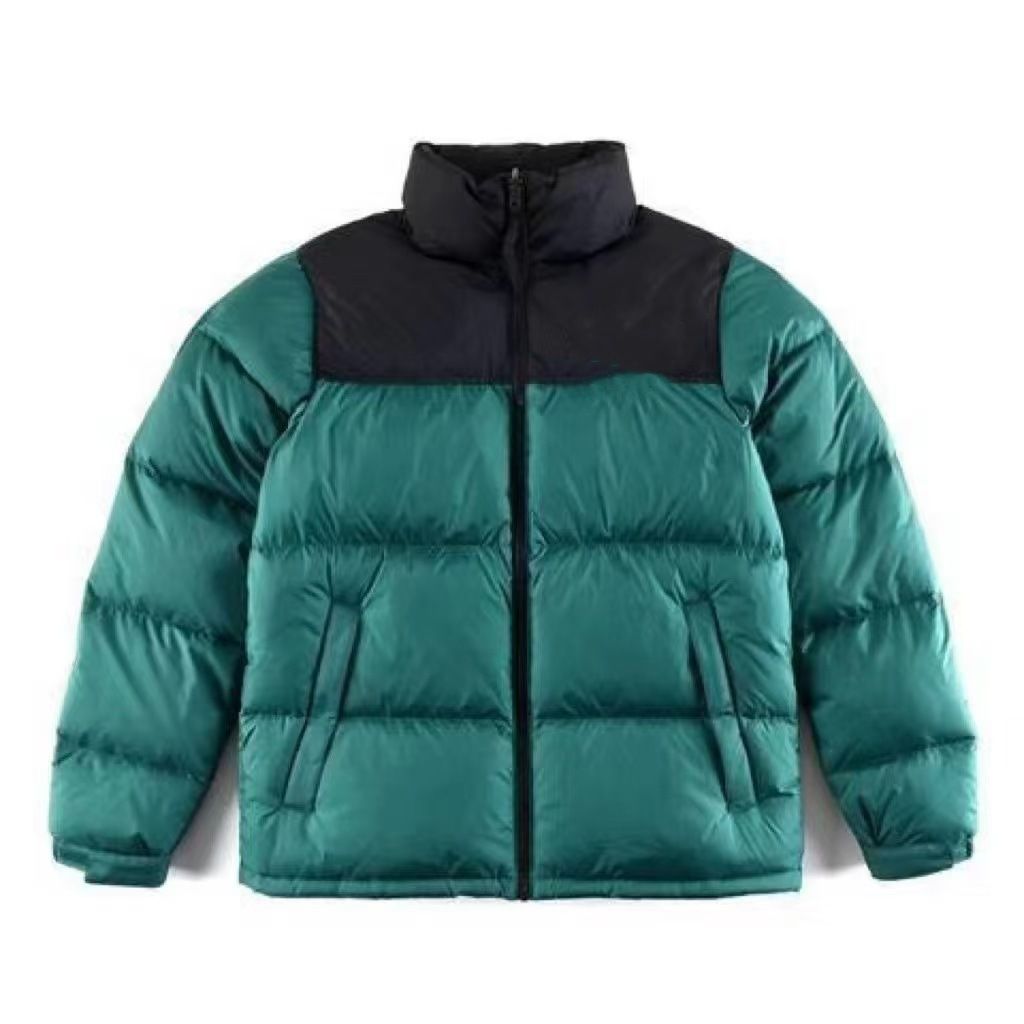 Hochwertige weiße Pufferjacke aus Entendaunen für Herren und Damen – 700er Füllkraft, winddicht und wasserabweisend, Mantel mit hohem Kragen, lockere Passform_voghion.com