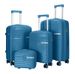 Set Of Three 20 24 28inch PP Hard Shell Luggage Zipper Style Travel Carry-on Suitcase_voghion.com