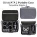 For DJI Avata 2 Portable Case Compatible Goggles 3 Fly Smart Combo Large-Capacity FPV RC Storage Bag Outdoor Shooting_voghion.com
