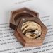 Walnut Wood Jewelry Ring Storage Wooden Engagement Gift Packaging Box_voghion.com