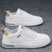 Été nouveaux hommes mode léger confortable respirant baskets chaussures décontractées pour hommes Zapatillas De Hombre blanc_voghion.com