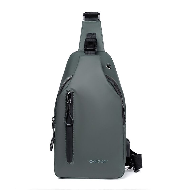 Men's Bag Chest Bag Men's Hanging Bag Outdoor Sports Chest Bag Men's Casual Shoulder Waterproof Lightweight Crossbody Bag_voghion.com