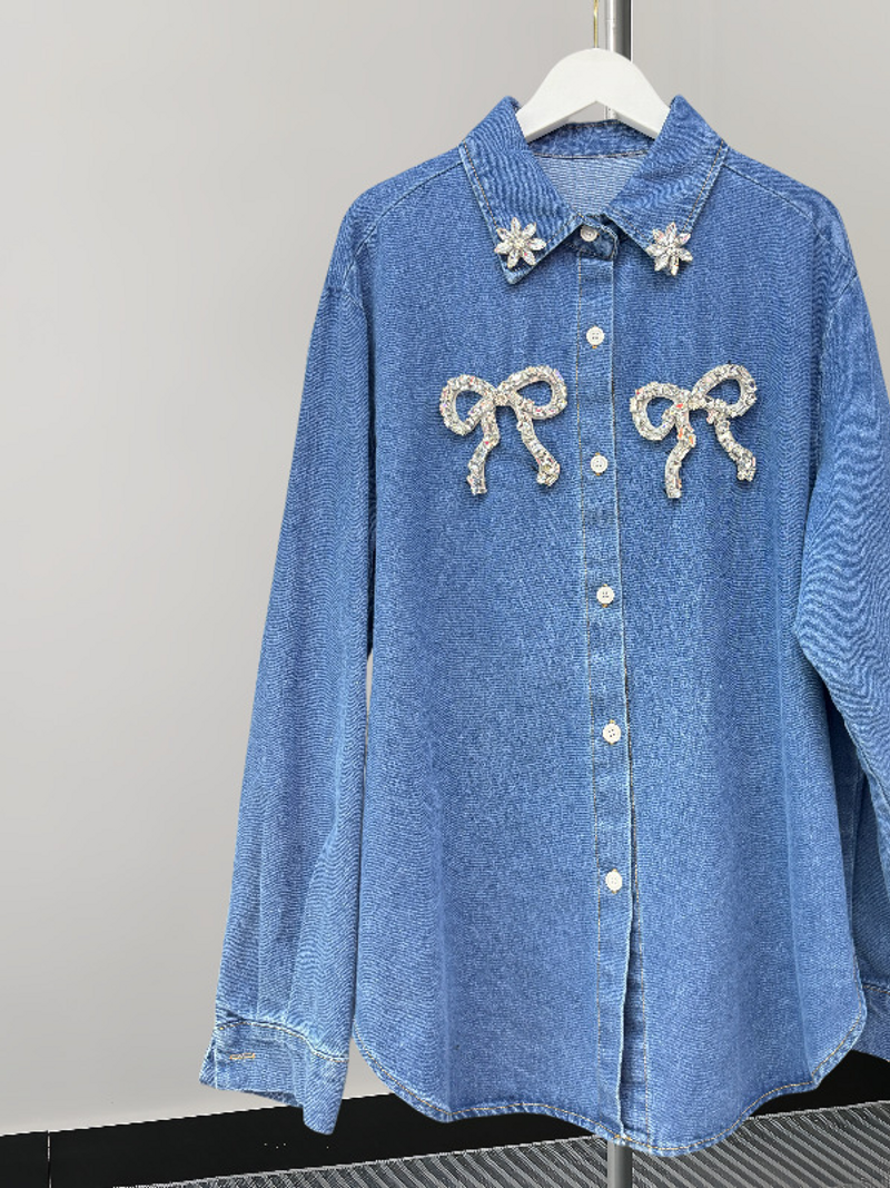 Vêtements pour femmes, hauts, vestes en jean pour femmes, printemps et automne, nouveau style, style Hong Kong, petites vestes rétro_voghion.com