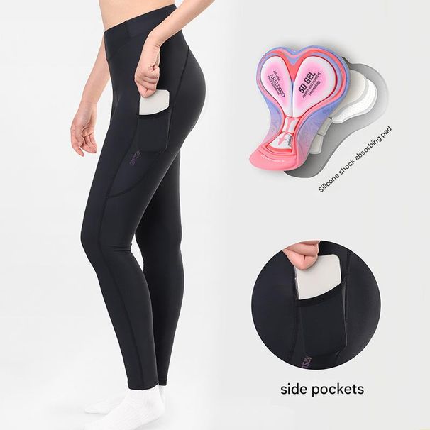 NOKO-Women's High-waisted Cycling Yoga Pants With Sponge Silicone Cushioning And Stretch Leggings (cross-border HW100)_voghion.com