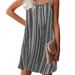 2023 Sommer Sexy Open Back Striped Tank Top Kleid für Frauen_voghion.com