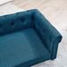 Elegant Rectangle Pet Bed For Small And Medium Dogs, Durable Elevated Dog Sofa Bed, Comfortable Dog Couch, Modern And Stylish Dog Sofa For Small And Medium Dogs,Blue_voghion.com