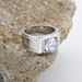 1 pz. Il miglior regalo per uomo, anelli in acciaio inossidabile con zirconi da 10 mm, di alta qualità, in vari colori e stili di gemme_voghion.com