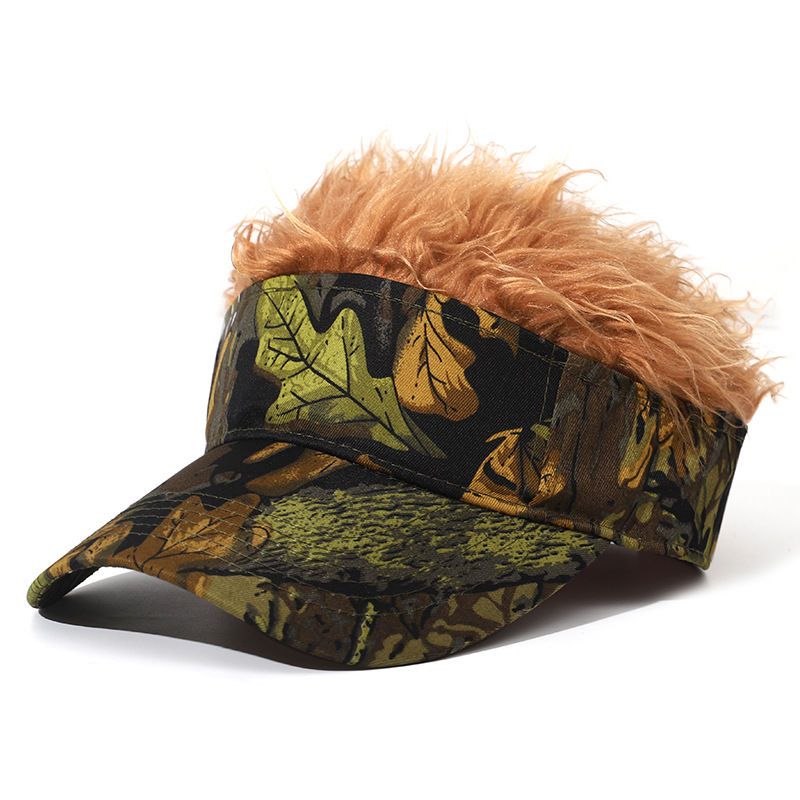 Perucă creativă de camuflaj pentru adulți 2020, unisex, pentru bărbați și femei, sporturi în aer liber, hip hop, versatilă, pentru baseball_voghion.com
