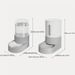 Large Capacity Cat Feeder Automatic Cat Water Dispenser Cat Food Bowl Gravity Food Storage Container For Cats Dogs Pet Supplies_voghion.com
