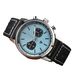 Chronograph Men's Casual Five-Hand Multi-Function Waterproof Luminous Leather Strap Quartz Watch_voghion.com