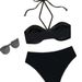 GraceChic GraceChic 2025 Neuer zweiteiliger Badeanzug mit Riemen im europäischen und amerikanischen Stil für Damen, High-End-Strand-Spa-Bikini, Export-Bademode_voghion.com