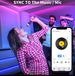 LED-Lichtstreifen, 20 m, Musiksynchronisation, Farbwechsel, RGB, Fernbedienung, Bluetooth, App, Party, UK_voghion.com