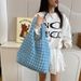 New Bubble Cloud Vest Large Capacity Fashion Casual Women's Shoulder Bag Girl's Pleated Niche Handbag_voghion.com