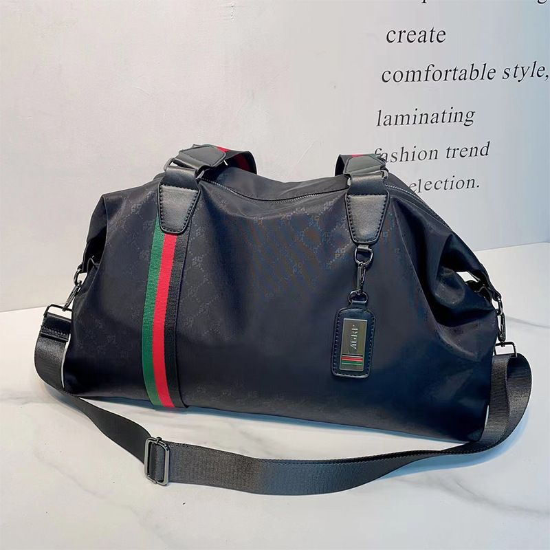 Borsa da viaggio casual da uomo e da donna, impermeabile, in tessuto Oxford stampato, monospalla, a tracolla, grande, borsa per brevi distanze, semplice, grande capacità_voghion.com
