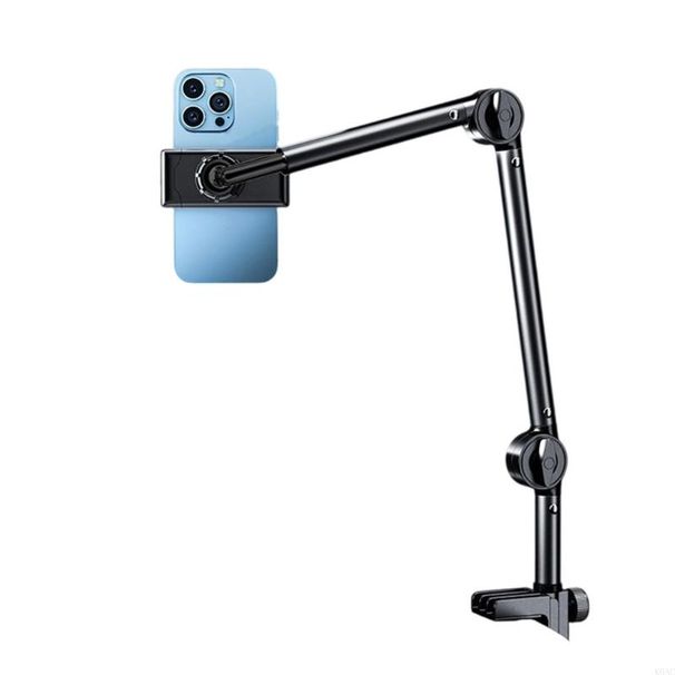 Soporte para teléfono y tableta 0AC, soporte de cama de aluminio, brazo largo, plegable, soporte perezoso_voghion.com
