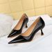 Mode elegante pediküre einfach alle-passenden high heels frauen schuhe high heels flach mund spitz frühling und herbst einzelnen schuhe_voghion.com