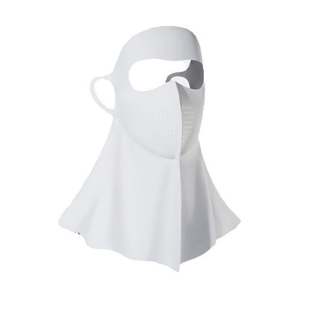 LazyZoom Protezione Estiva in Seta di Ghiaccio per Uomini e Donne Protezione per il Collo da Ciclismo all'Aperto Maschera Solare Integrale per Guidare Copertura per il Viso Traspirante_voghion.com