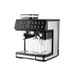 ZZUOM Commercial Espresso Coffee Machine With Automatic Milk Frother, Dual Extraction, Grinder, Touch Screen, 1.8L Tank, Stainless Steel_voghion.com
