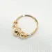 Anelli per il naso, orecchini a bottone, argento 925 riempito d'oro, veri piercing, gioielli fatti a mano, ciondoli punk, setto nasale, cerchio 230614_voghion.com