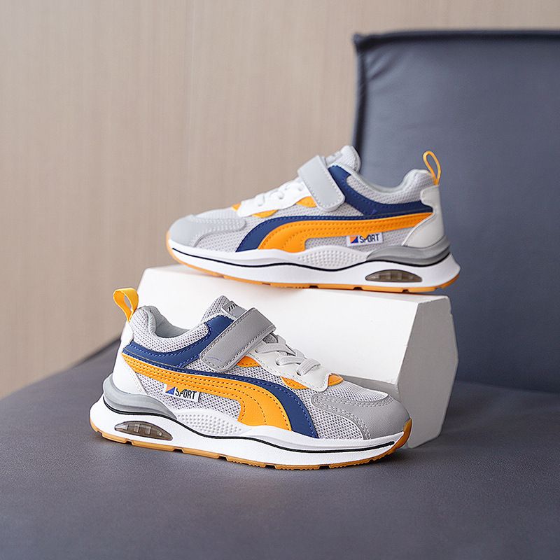 Kids Shoes Boys' sports shoes mesh breathable 2024 autumn new children's running shoes fashionable 3-12 years old boys running shoes_voghion.com