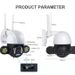 Courtyard WIFI PTZ Dome Home Outdoor Waterproof Wireless Network Camera Panoramic Monitoring Remote_voghion.com