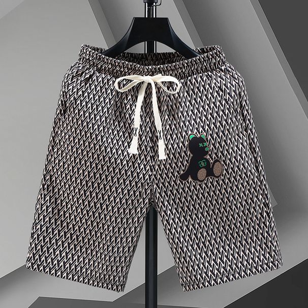 China-Chic five part pants Korean version handsome new high-end men's shorts summer breathable men's shorts_voghion.com